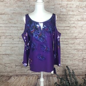 Nygard, Cold Shoulder Violet Peacock 16 🆕